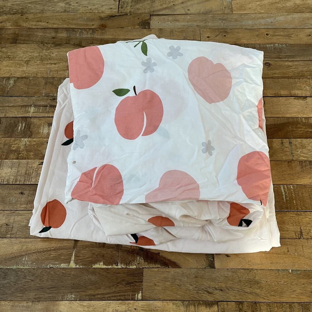 Urban Outfitters UO Home Pretty Peach Sheet Set Cotton Blend 100x60"